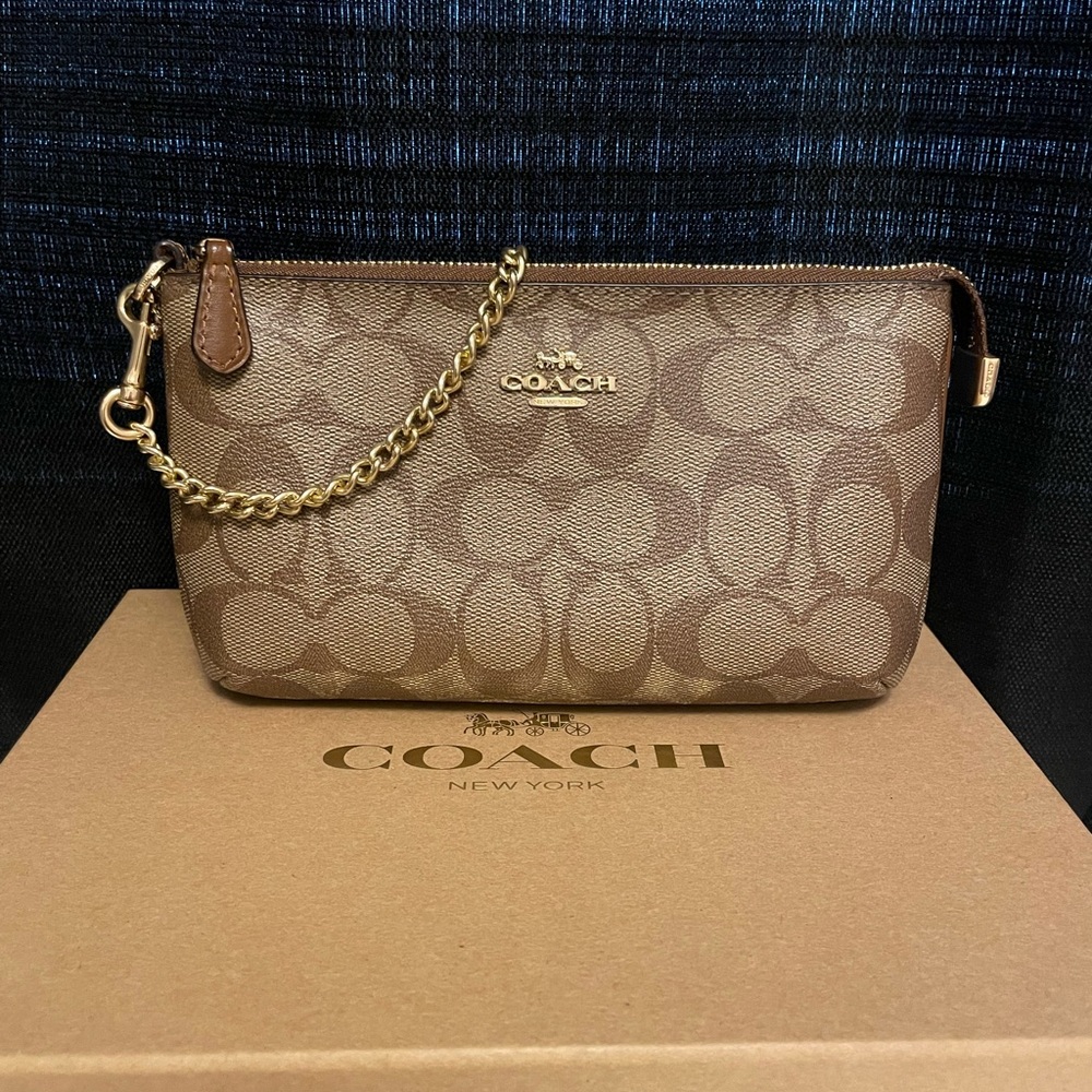 Coach Large Wrislet with Chain